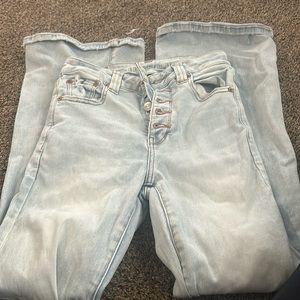 Size 2 super high rise flare American eagle